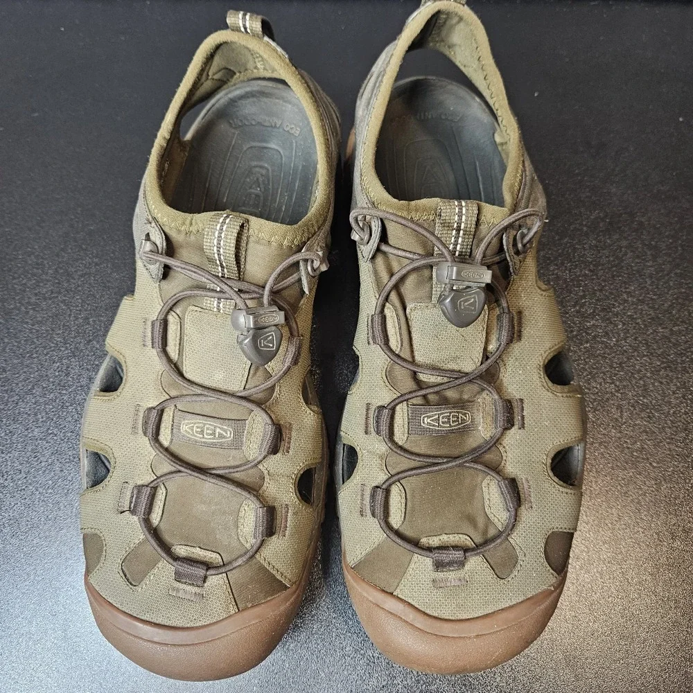 Keen Mens SOLR Sandals Amphibious Water Shoes Size 11.5 Green